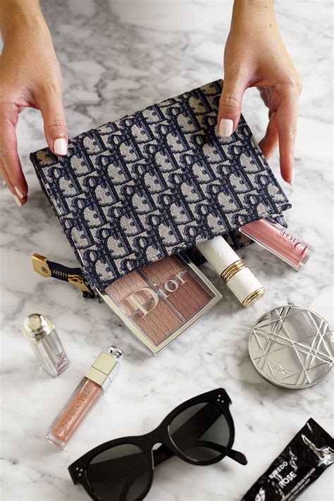 free dior makeup bag|christian dior makeup pouch.